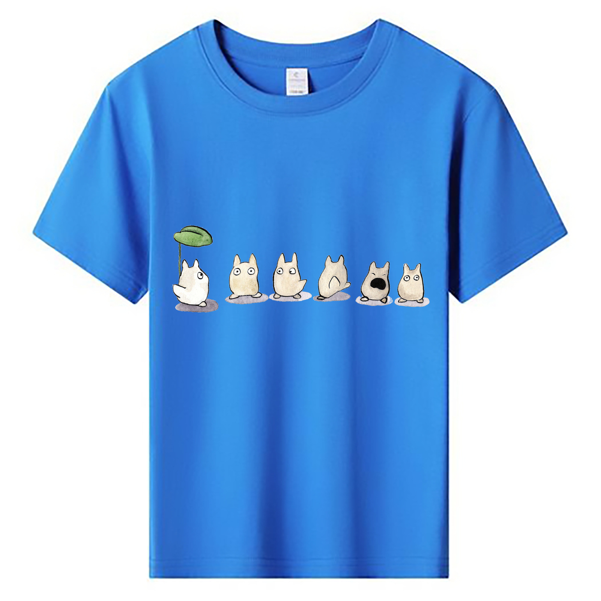 （画像用） となりのトトロ 草壁メイ 草壁サツキ My Neighbor Totoro Satsuki Kusakabe Mei Kusakabe 綿100％キッズTシャツ（フロントプリント）